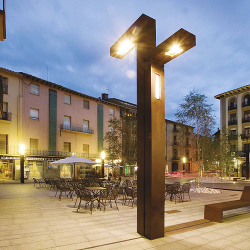 Lampadaire urbain - EUDALD - CYRIA | Mobilier Urbain - de jardin / design minimaliste / en acier inoxydable