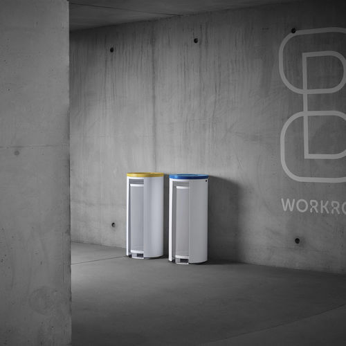 Poubelle de tri sélectif - MONSIEUR - CYRIA | Mobilier Urbain - en acier galvanisé / en acier / en acier inoxydable