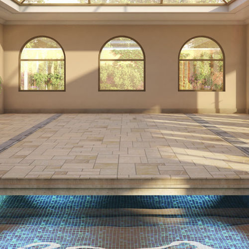 Couverture de piscine automatique - TWINSCAPE - de sécurité