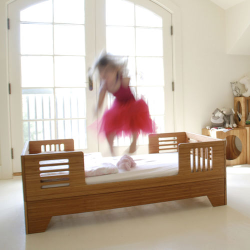 Lit simple - IOLINE - Kalon Studio - contemporain / pour enfant / en bambou