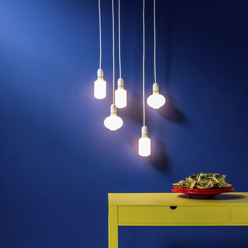 Suspension - LAMPION TWO - Droog - en verre soufflé / en papier / classique
