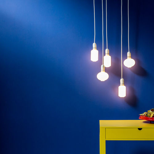 Suspension - LAMPION ONE - Droog - en verre / en PVC / classique