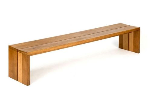 Banc de jardin contemporain - NI_NA - Woodloops - en bois