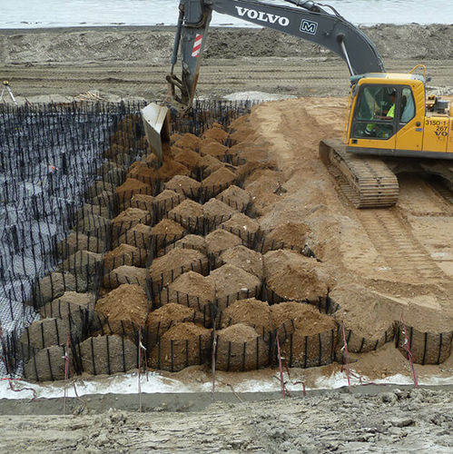 Géosynthétique de renfort - TENSARTECH® STRATUM™ - Tensar International - en polyéthylène haute densité PEHD / pour fondation / pour sous-sol