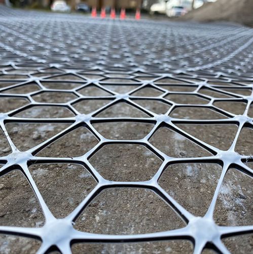 Géogrille pour stabilisation de sol - INTERAX® (NX) - Tensar International - pour fondation / pour pavage / routier