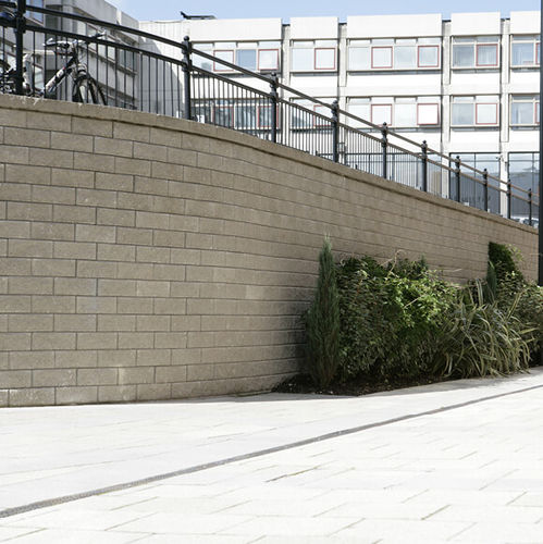 Mur de soutènement en béton - TENSARTECH® TW1 - Tensar International - en sol renforcé / modulaire / matricé