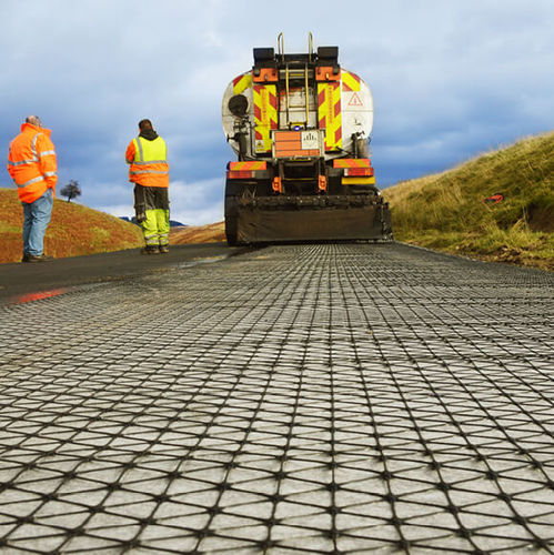 Géogrille de renfort - AX5-GN - Tensar International - routier / pour barrière / pour pavage