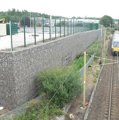 Gabion modulable - TENSARTECH® ROCKWALL™ - Tensar International - pour sécurité / pour mur / pour berges des rivières