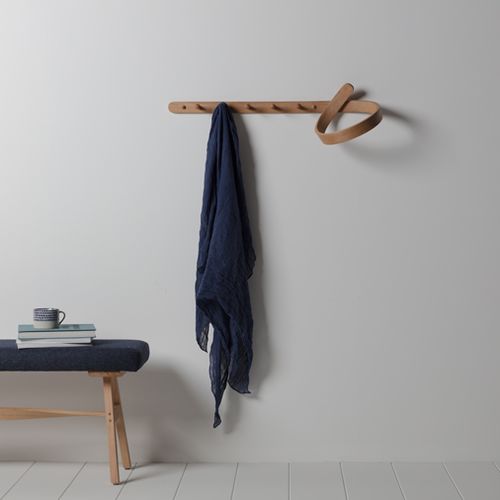 Porte-manteau mural - LOOP - Tom Raffield - contemporain / en bois