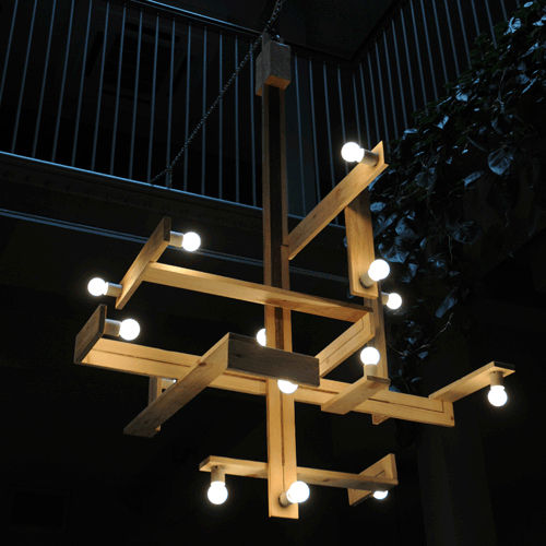 Suspension - PALLET  - studiomama - en bois / design original / d'intérieur