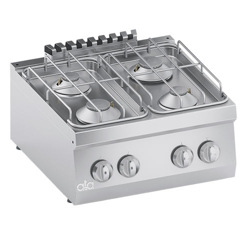 Table de cuisson à gaz - K6GCU10TT - ATA - 4 foyers / à poser / avec manettes