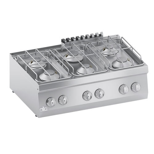 Table de cuisson à gaz - K6GCU15TT - ATA - 6 foyers / à poser / avec manettes