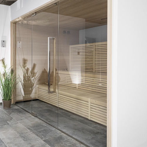 Sauna infrarouge - CLASSIC SOFT - Starpool - professionnel / en bois / en verre