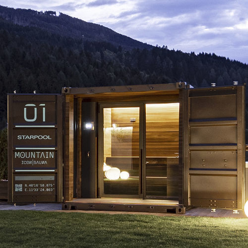 Sauna infrarouge - I.CON SOFT - Starpool - professionnel / en bois / en verre