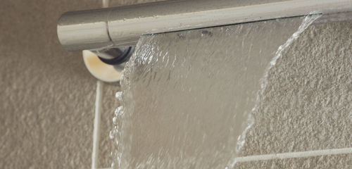 Pommeau de douche mural - COLD WATER BLADE - Starpool - cascade / professionnel