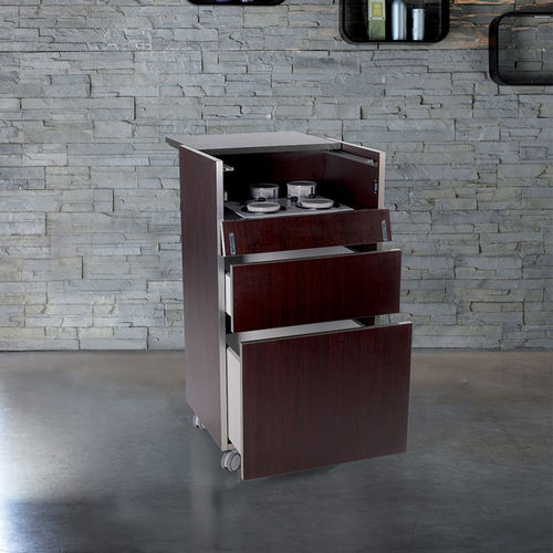 Chariot de soins - T-WAX - Lemi BEAUTY & SPA - pour salon d'esthétique / en bois