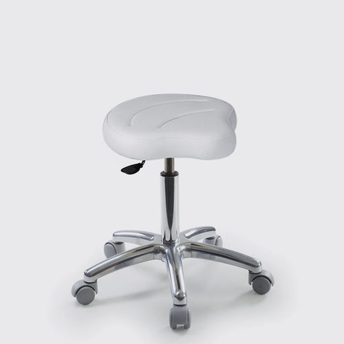 Tabouret de travail avec piètement en métal - 050, 050/S - Lemi BEAUTY & SPA - réglable / à roulettes / pour salon d'esthétique