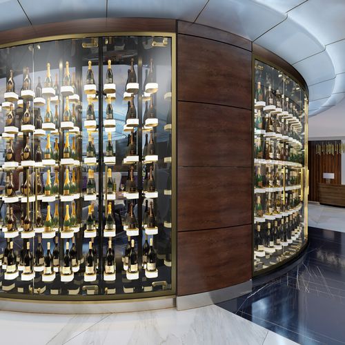 Vitrine réfrigérée comptoir - PANORAMICA - ESIGO - étagère / îlot / pour restaurant
