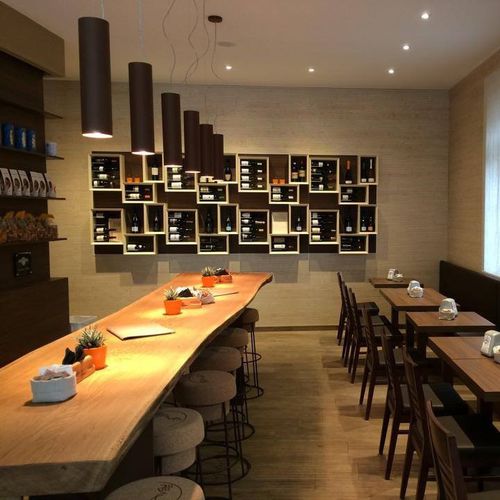 Étagère à bouteilles de vin - ESIGO WINE BAR 02 - ESIGO - murale / modulable / contemporaine