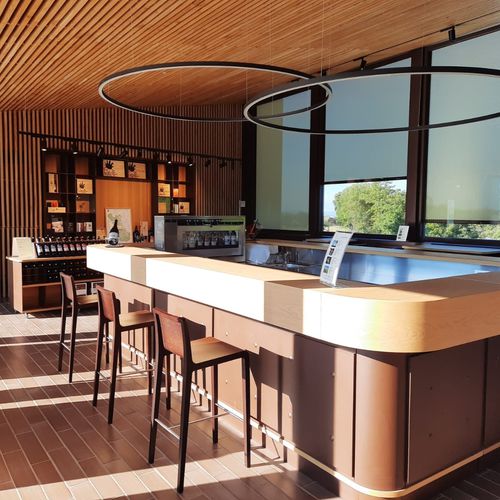 Meuble bar pour bar - ESIGO WINE BAR 04 - ESIGO - contemporain / en bois / en métal