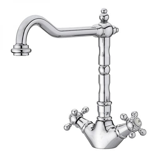 Mélangeur à poser - 235700/51831510 - GRB MIXERS - en métal chromé / de cuisine / 1 trou