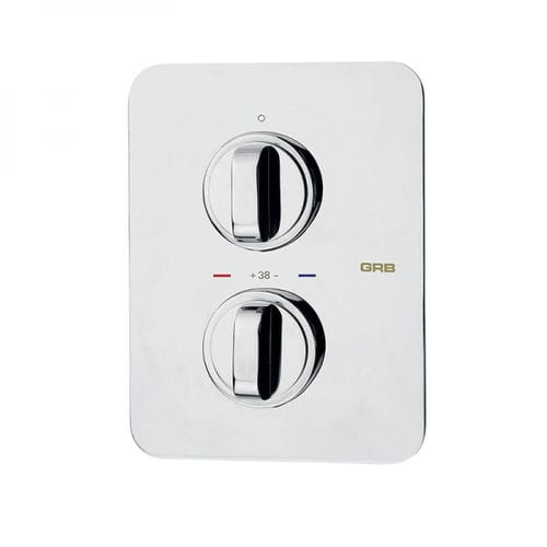 Mélangeur pour douche - 145100 - GRB MIXERS - encastrable / thermostatique / en métal chromé