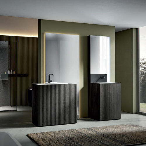 Meuble vasque suspendu - CHRONO 38/44 - Agorà Group - à poser / MDF / contemporain