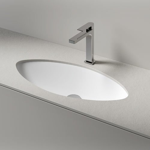 Vasque sous plan - OCCHIO 90 - Agorà Group - en céramique / ovale / sans trou