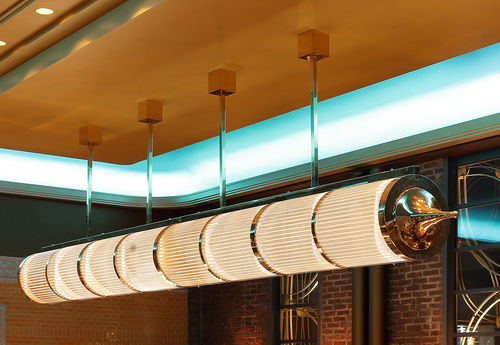Luminaire suspendu - HAVANNA ART.B32 - Art Deco Schneider - à incandescence / linéaire / rond