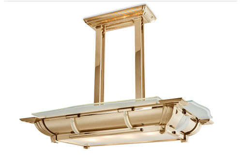 Suspension - NEW ORLEANS - GOLD - Art Deco Schneider - en laiton poli / en or / classique