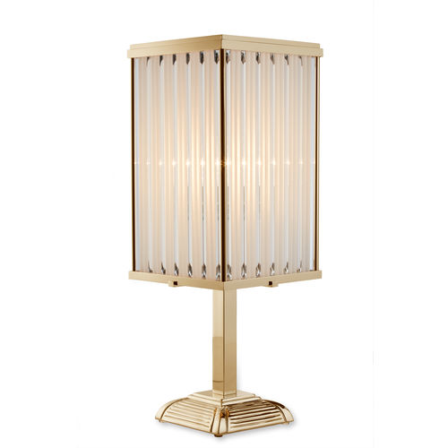 Lampe de table - KARREE GOLD - Art Deco Schneider - en laiton poli / Art Déco / d'intérieur