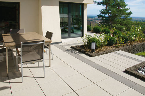 Carrelage en béton à haute performance - PLANTANO - Kronimus AG Betonsteinwerke - mat / d'extérieur / de sol