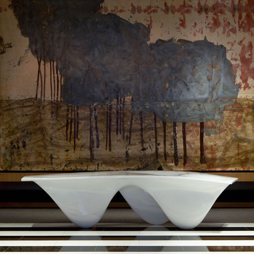 Table à manger design original - AQUA - Established and sons - en polyester / avec piètement en polyester / résidentielle