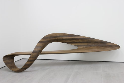 Banc design original - AROUND THE CORNER - Established and sons - en fibre de verre / sans dossier / sans accoudoirs