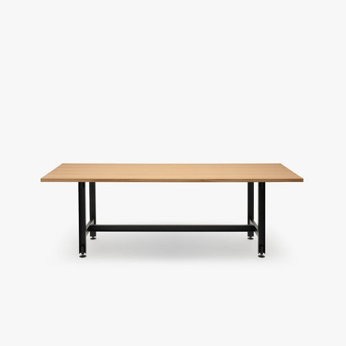 Table contemporaine - BEAM - Established and sons - en chêne / en HPL / en Fenix NTM®