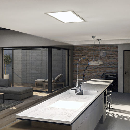 Hotte de plafond - Bright 360 - Frecan - avec conduit / avec éclairage intégré / silencieuse