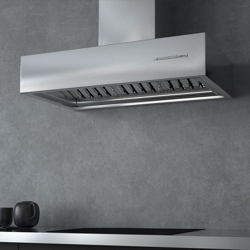 Hotte murale - Master SP Inox - Frecan - avec conduit / avec éclairage intégré / silencieuse