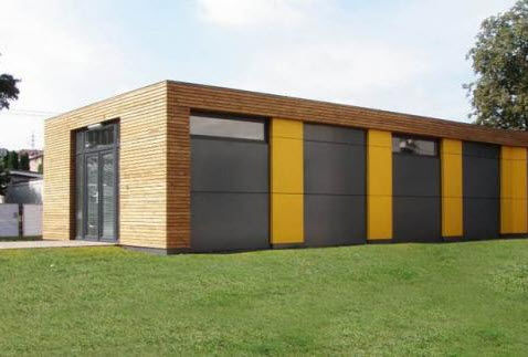 Bâtiment modulaire - Touax - préfabriqué / en bois / pour crèche