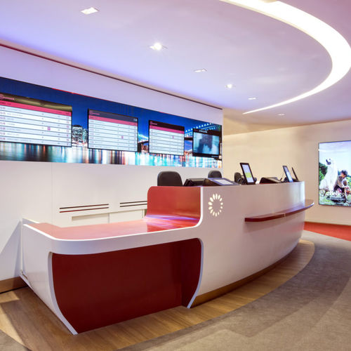 Banque d'accueil en Corian® - IMAGE 08 - IMAGE