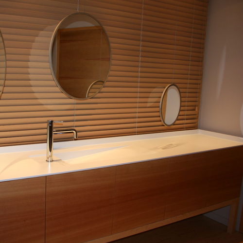 Meuble vasque à poser - IMAGE 10 - IMAGE - en bois / contemporain