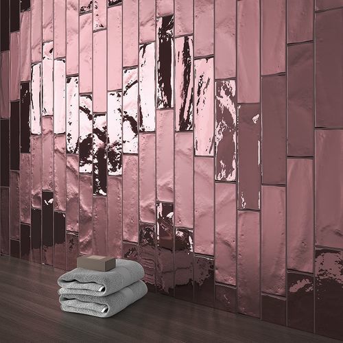 Carrelage en céramique - COTTAGE ROSE GOLD MIX - INTHETILE - métallisé / intérieur / mural