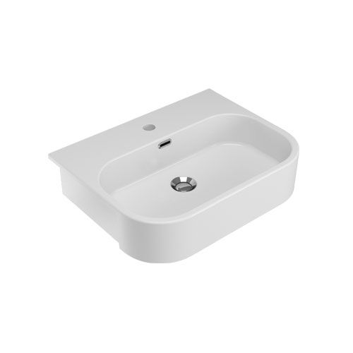 Vasque semi-encastrée - SYN4556101 - Olympia - en céramique / contemporaine