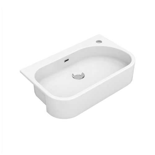 Vasque semi-encastrée - SYN4554101 - Olympia - en céramique / finition mat / 1 trou