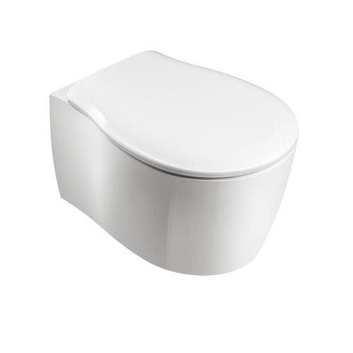 WC suspendu - FOR1202R01 - Olympia - en céramique / résidentiel / ovale