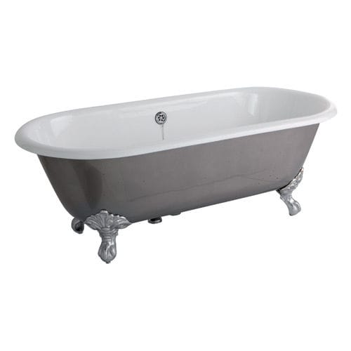 Baignoire ovale - VAFI - Olympia - sur pieds / en fonte / blanche