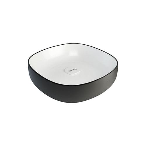 Vasque à poser - MET42040 - Olympia - en céramique / carrée / contemporaine