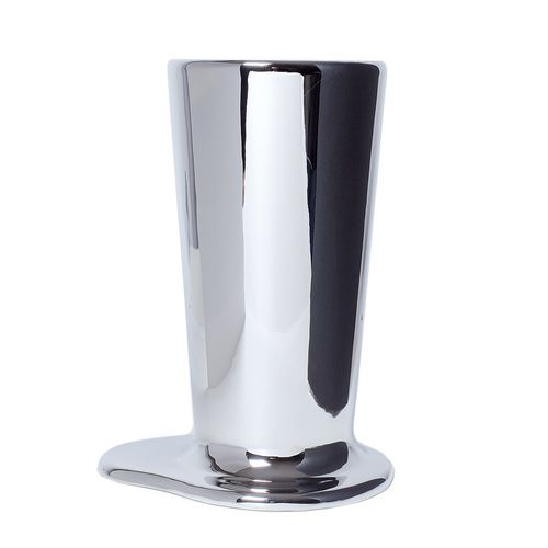 Vase contemporain - PUDDLE  - SKITSCH - en inox / fait main