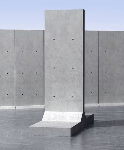 Mur de soutènement en béton armé / modulaire / préfabriqué T Milbury