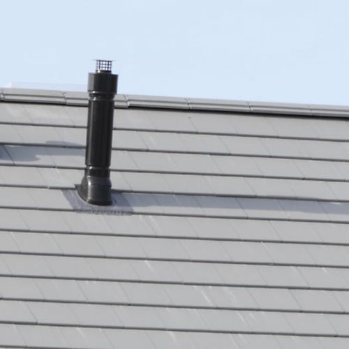 Conduit de fumée en argile - HARMONIE - CREATON - système complet