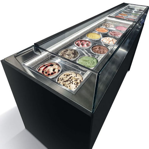 Vitrine réfrigérée comptoir - Slim Ice - SIFA - pour pâtisserie / en inox / à portes coulissantes
